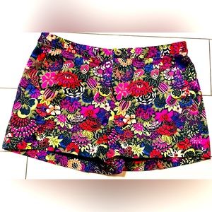 Juicy Couture Floral Print Maui Shorts‎ size 4. Super tropical and cute!